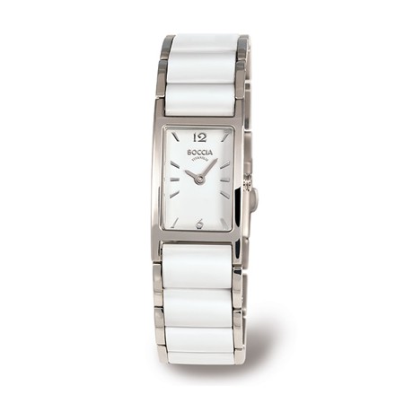 Boccia White Ceramic Titanium Watch - 3201-01 - Click Image to Close